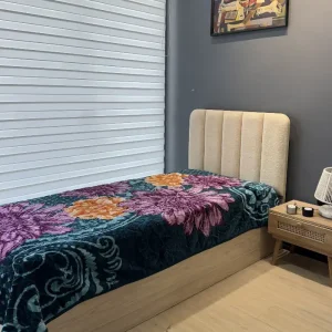 پتو اتیس یک نفره گلدار (طرح 3)