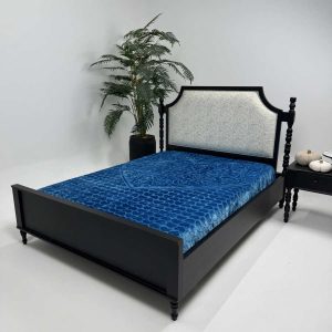 پتو ملک قلبی تک رنگ دو نفره دو رو (طرح 2)