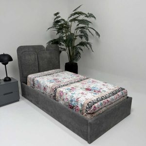 پتو ریلکس نقره ای دو رو یک نفره (طرح 5)